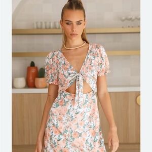 Hello Molly Picnic Loving Dress Orange - XS